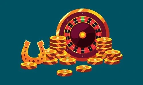 roulette de casino avec symbole de chance